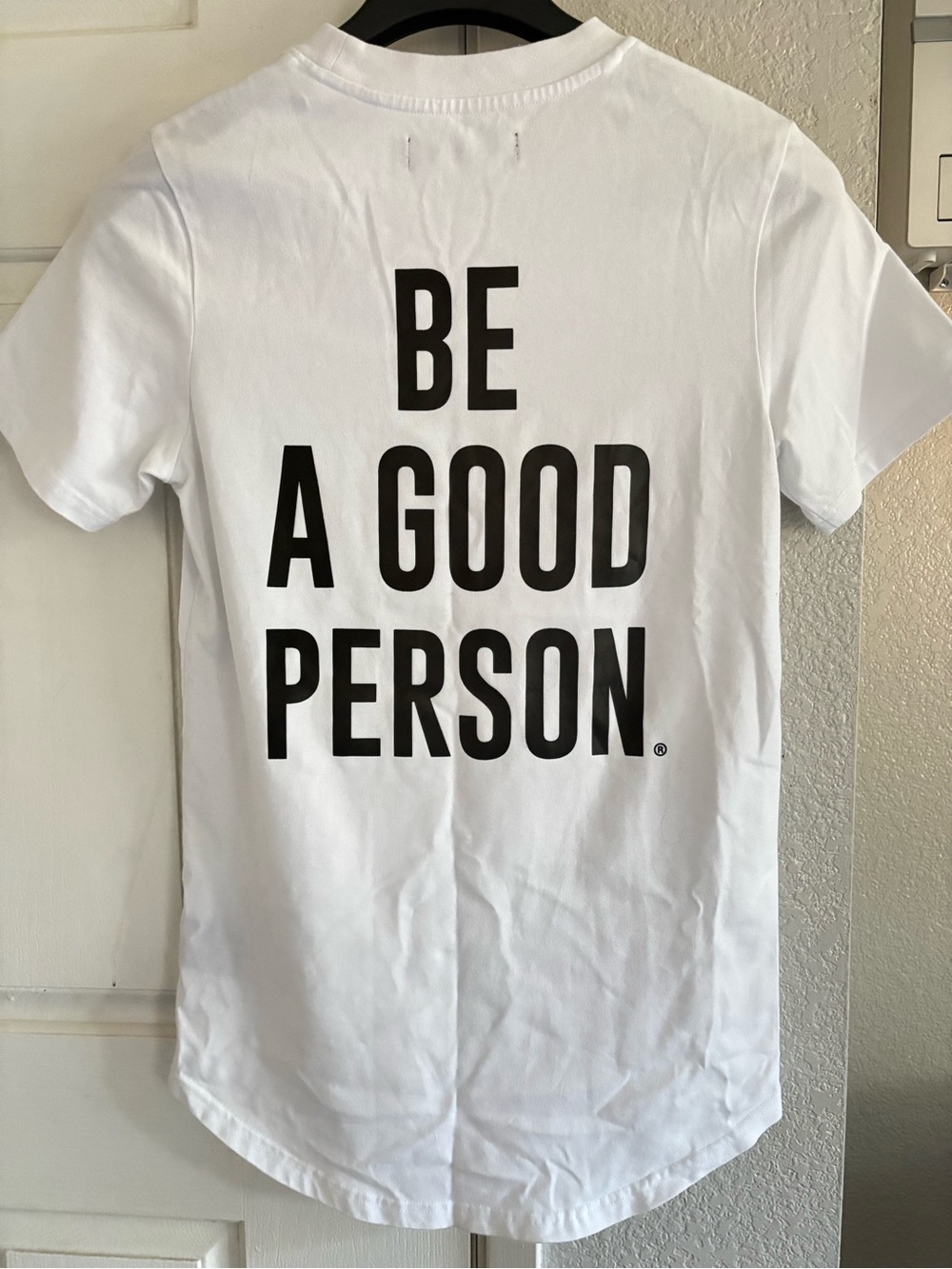 Be A Good Person Graphic Tee Unisex Size XL white NEW